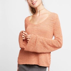 Revolve MINKPINK Beau Lace Side Sweater Size Small